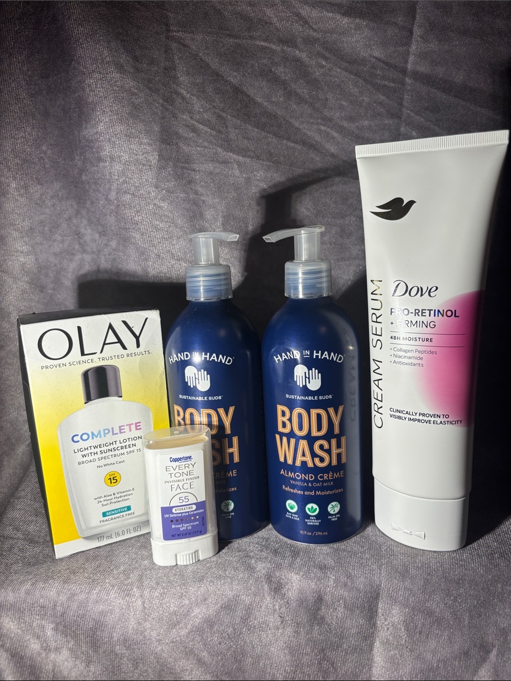 Almond Crème Body Wash - Deep Blue Bottle